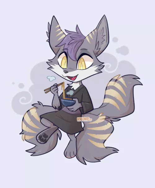 Ramen time!! 🦊🍜