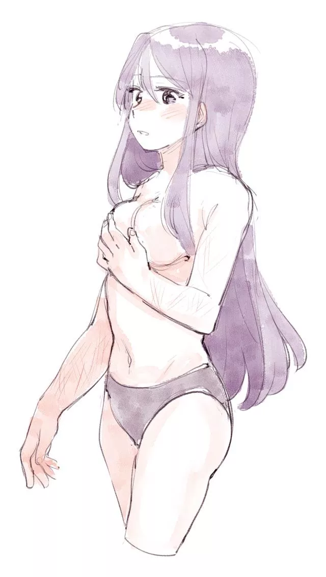 Self-conscious Yuri finally coming to terms with her body 💜