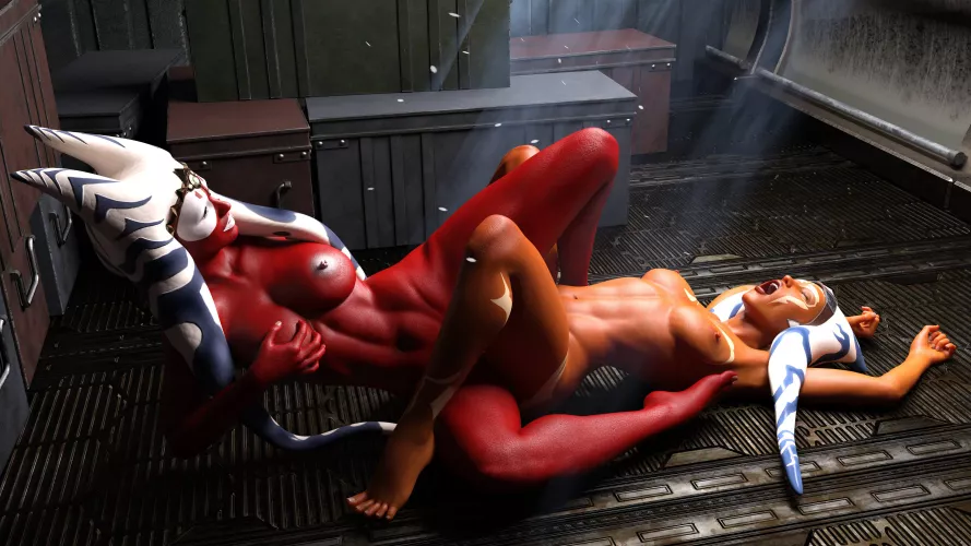 Shaak Ti & Ahsoka (DrinkerofSkies) 