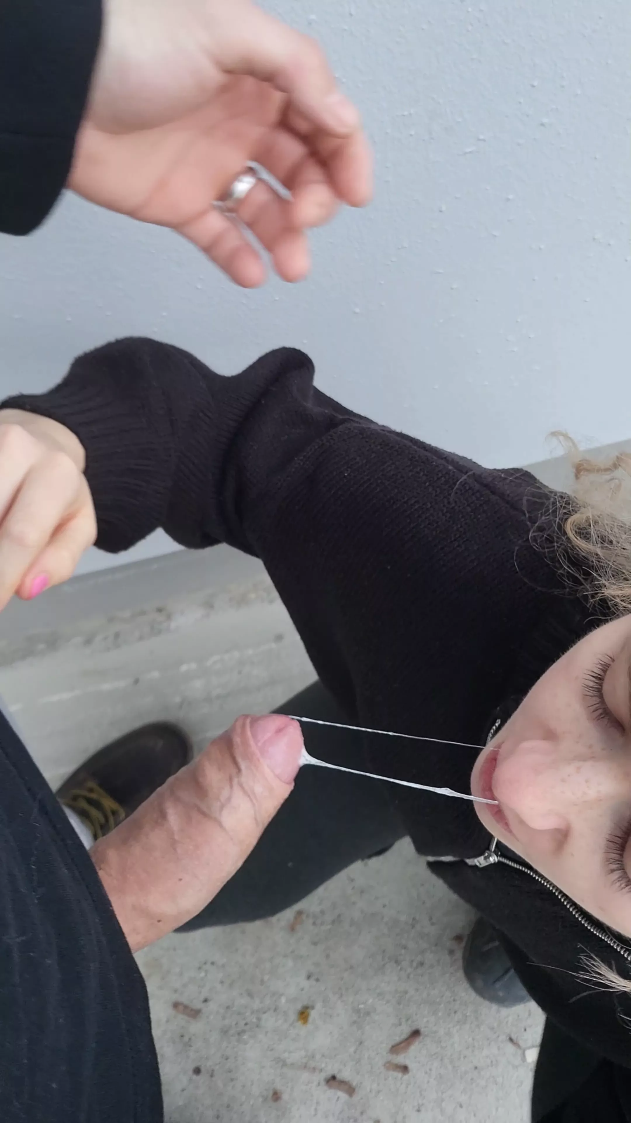 spit on the hole line