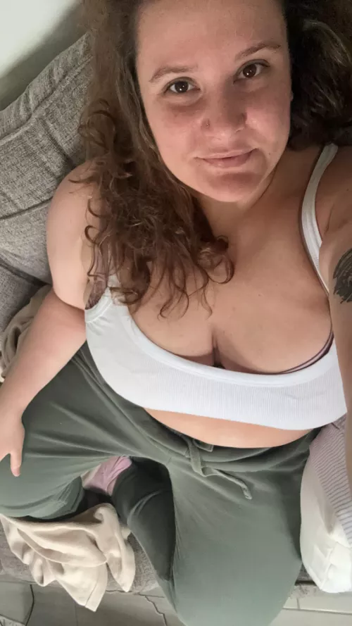 Sweats and a little belly cool with you?