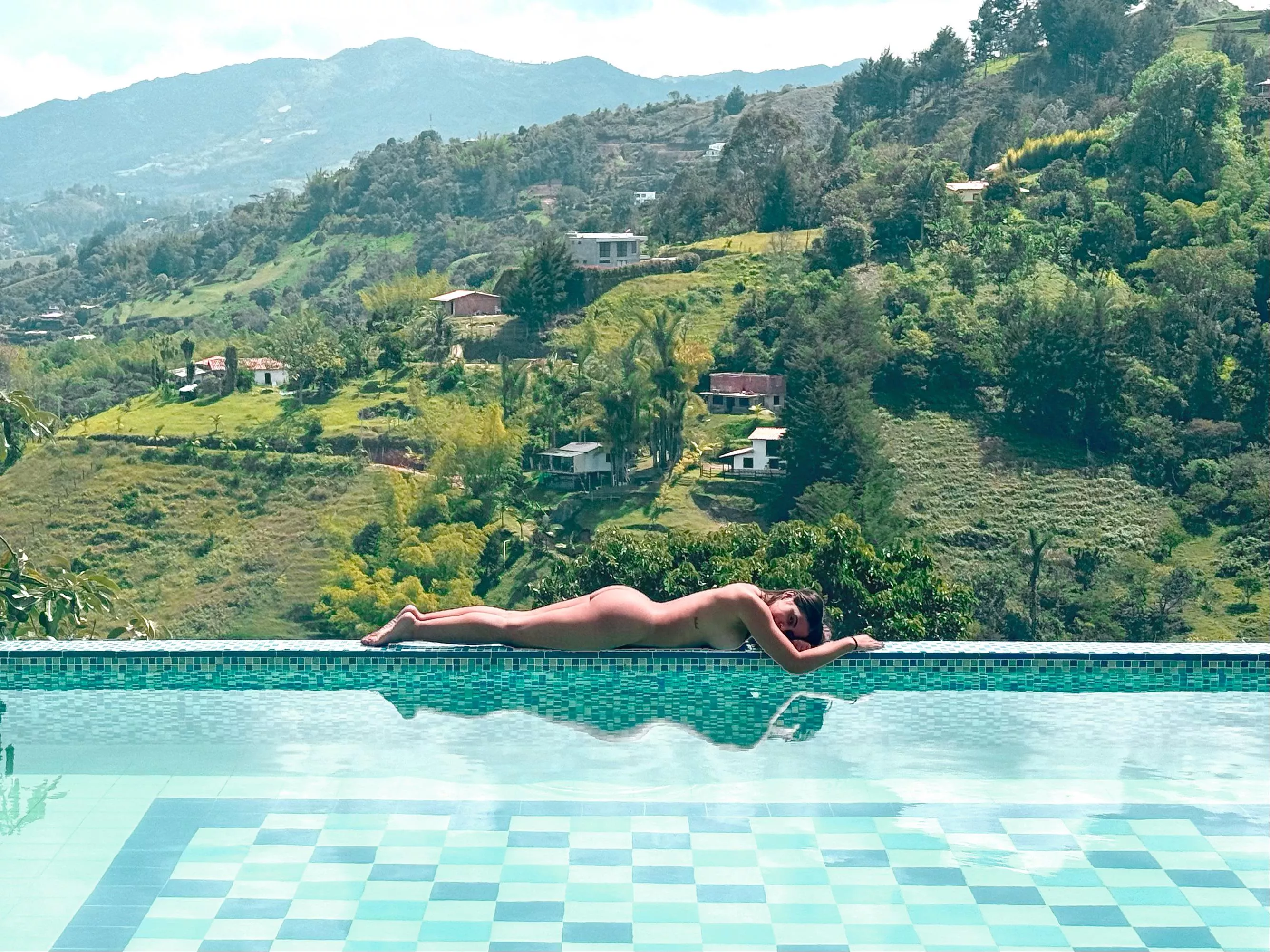 The Line That Divides (nude outdoors)