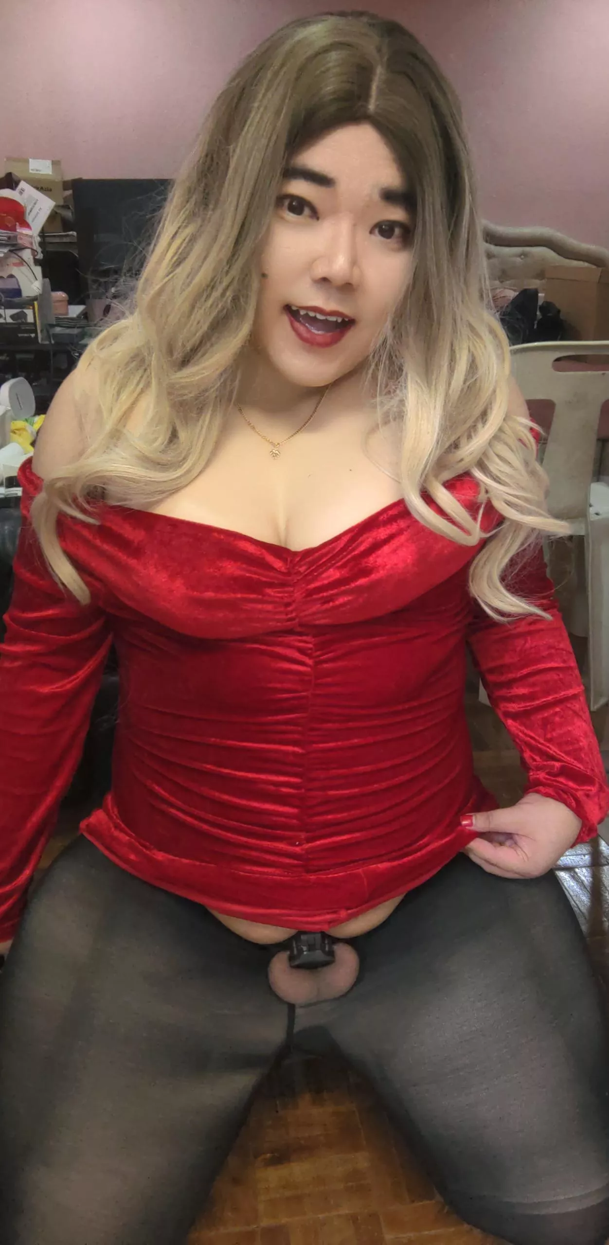 This flat cage fit well.