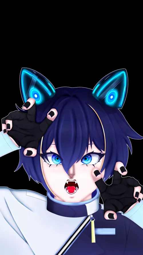 This is Panther :3 a drawing I made for him