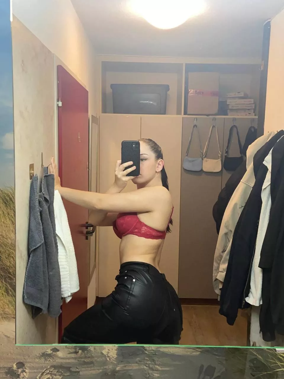 Tight body, tight pants and an even tighter pussy