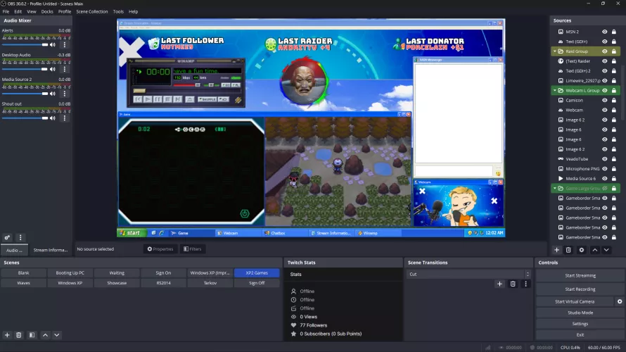 Windows XP Variation #9 - Too Cluttered?