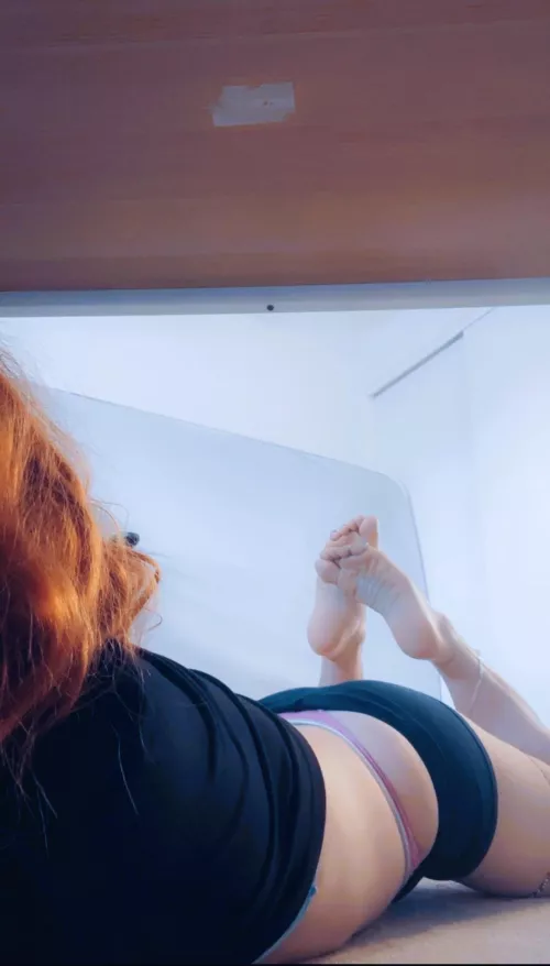 working on cable management under my desk