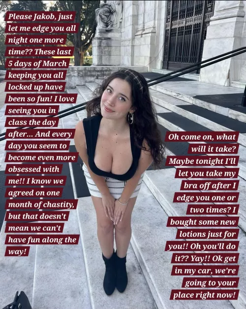 Your new keyholder from class wants to play every night