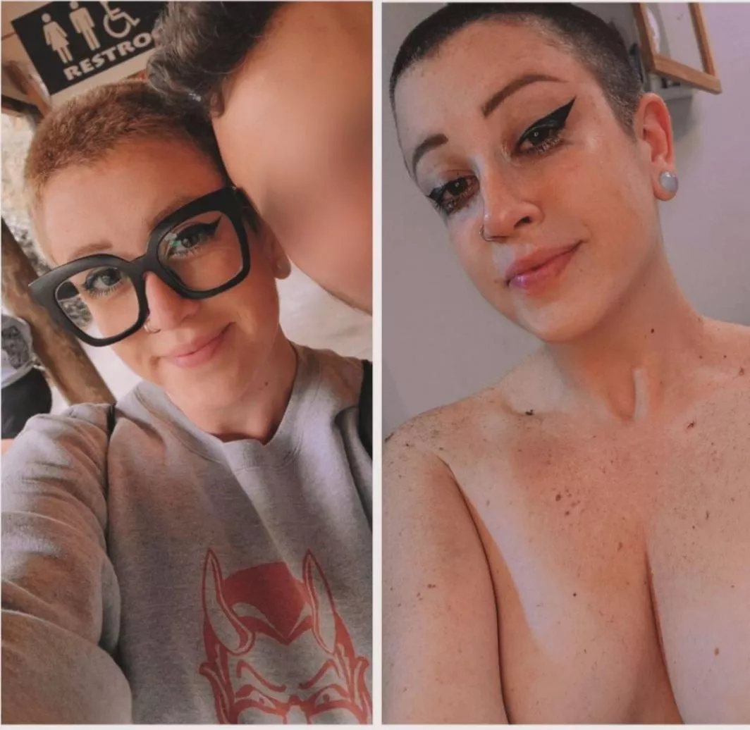 Before & after we made a super hot vid 🥵 