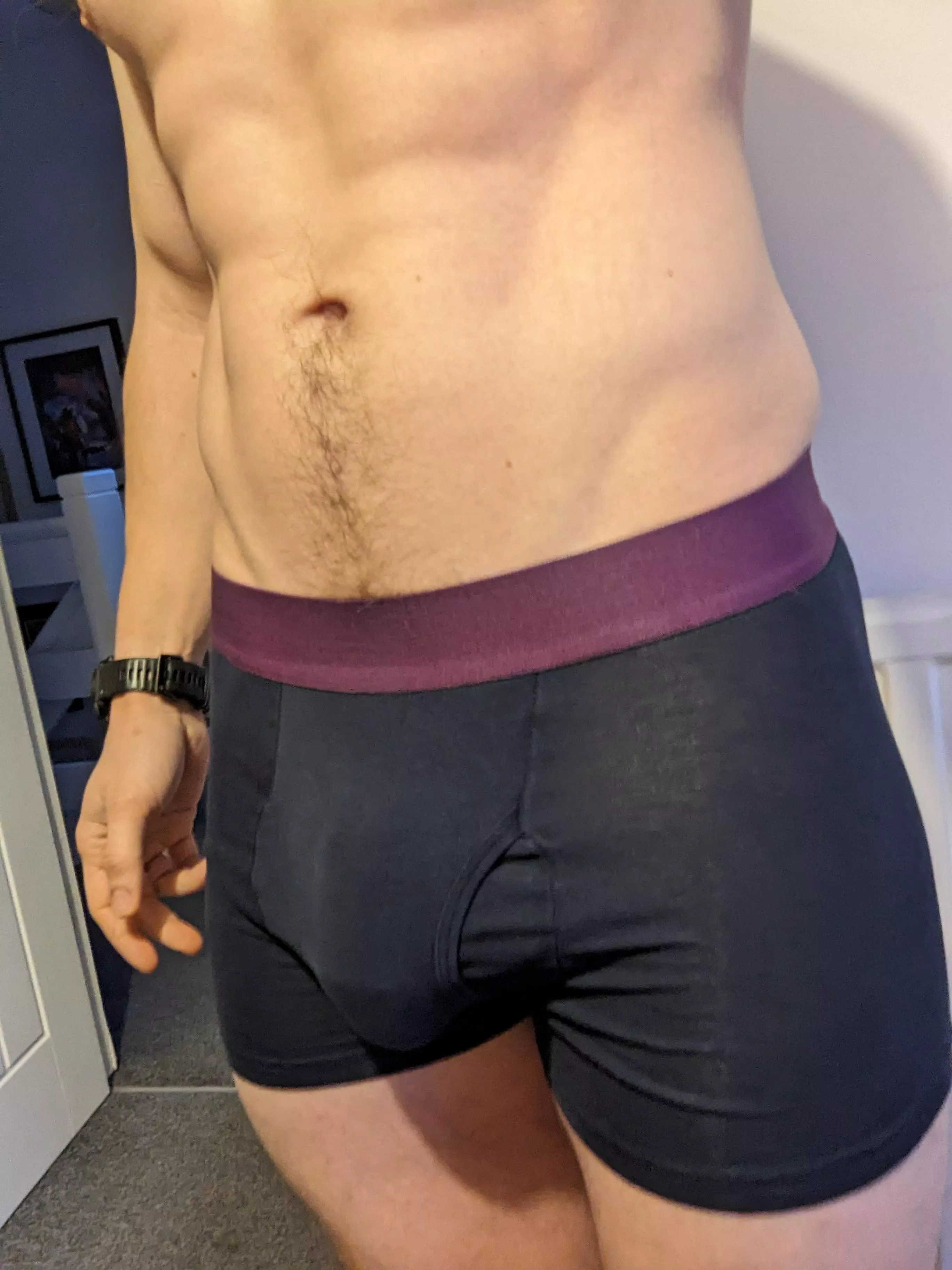 Black boxers does make you look a little harder right? 