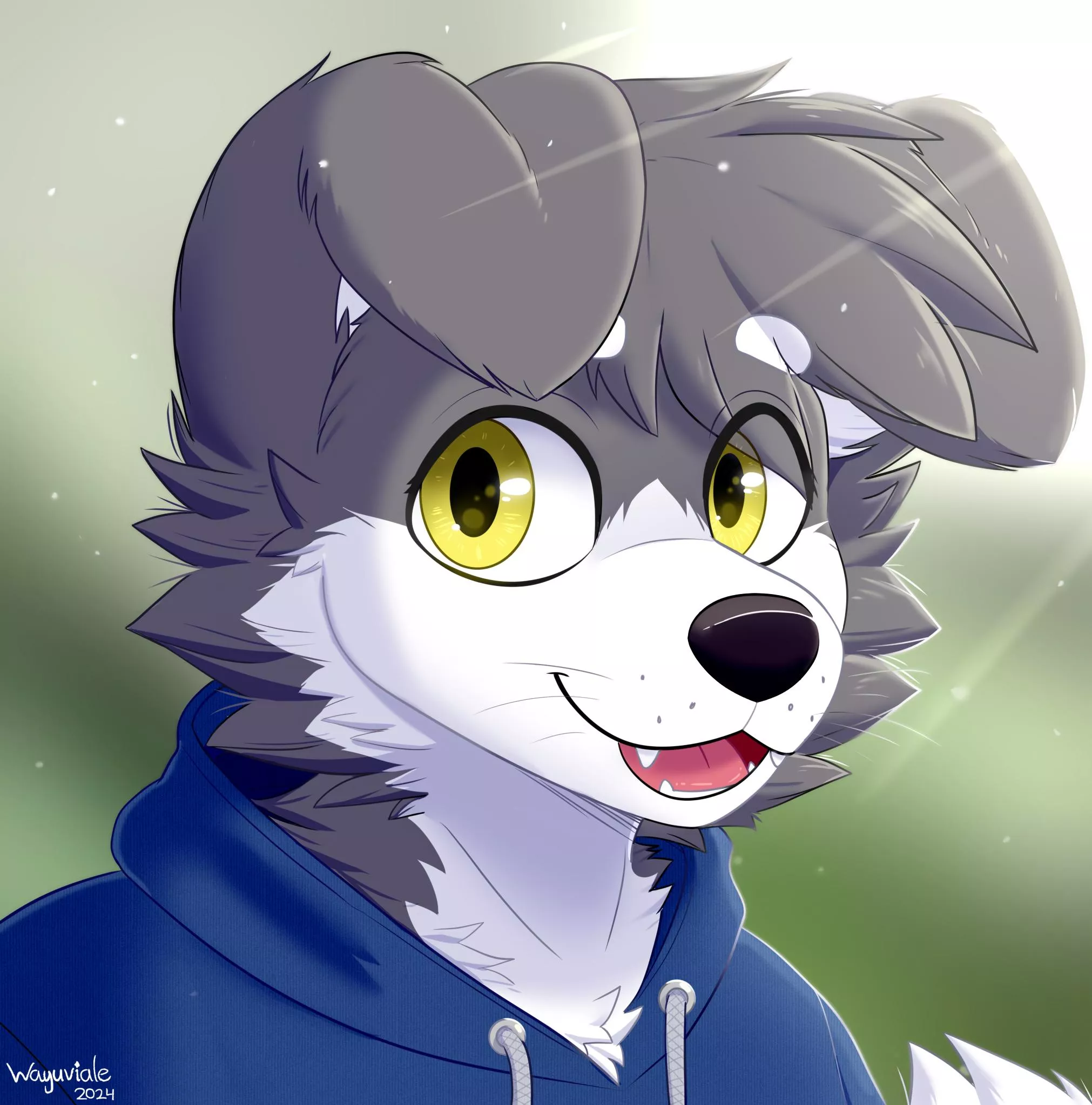 Bust for @/PuppyRuff1es on twitter (art by me @wayuviale)