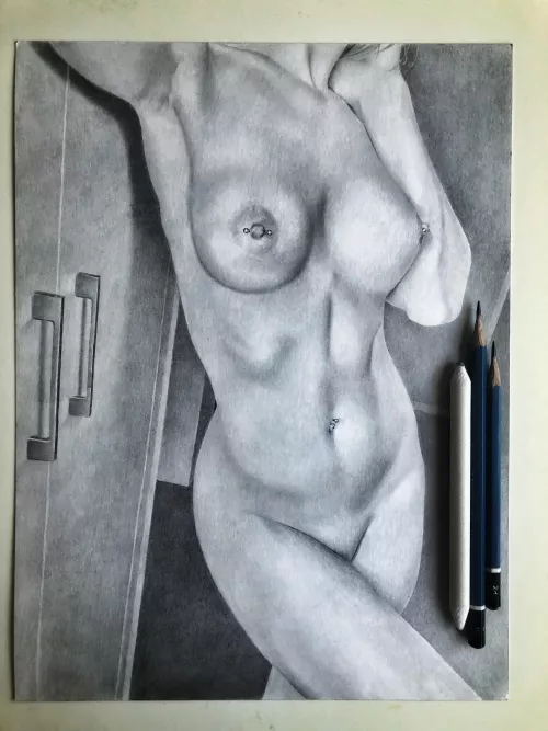 Caroline, Graphite drawing by me