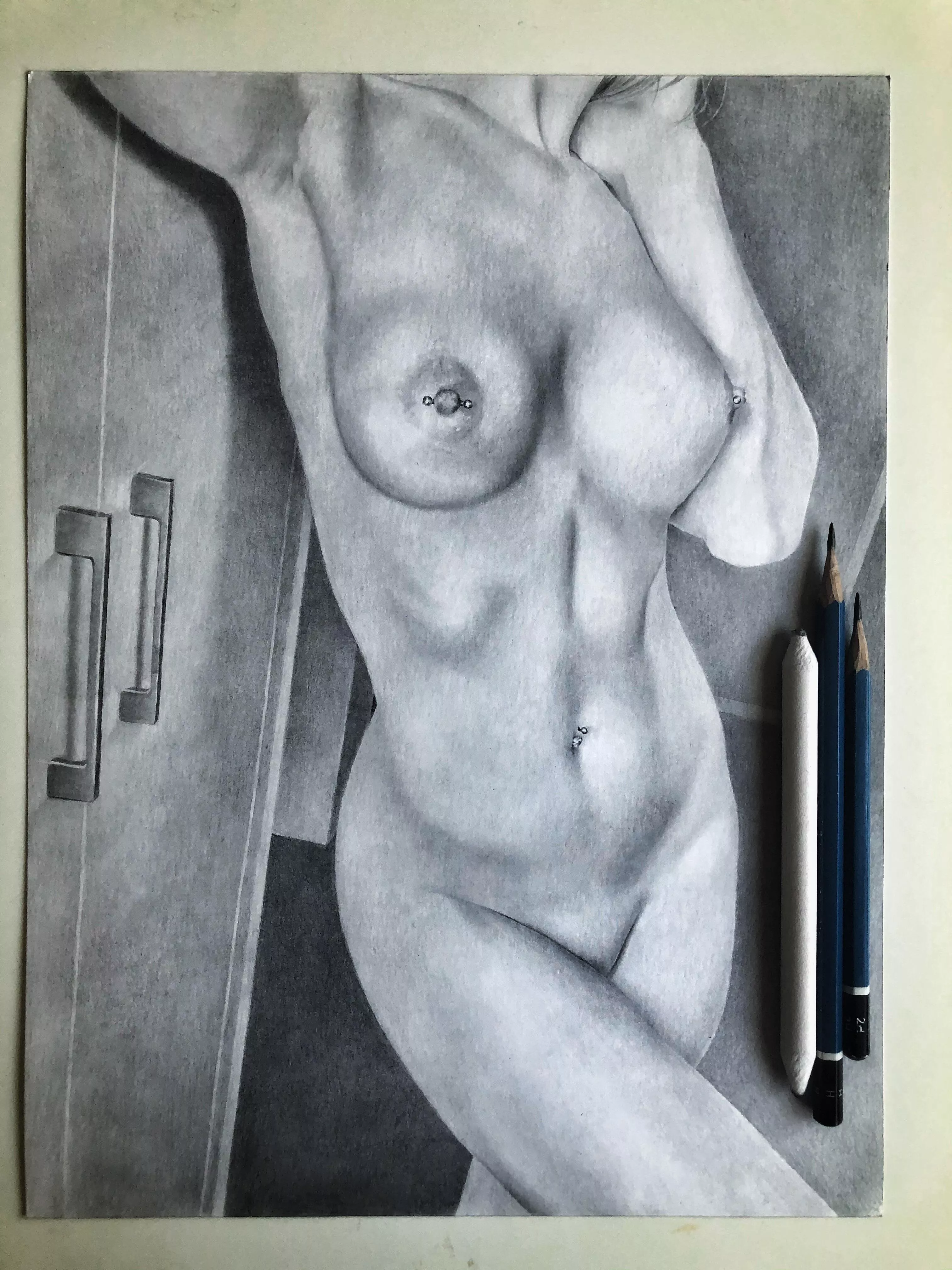 Caroline, Graphite drawing by me