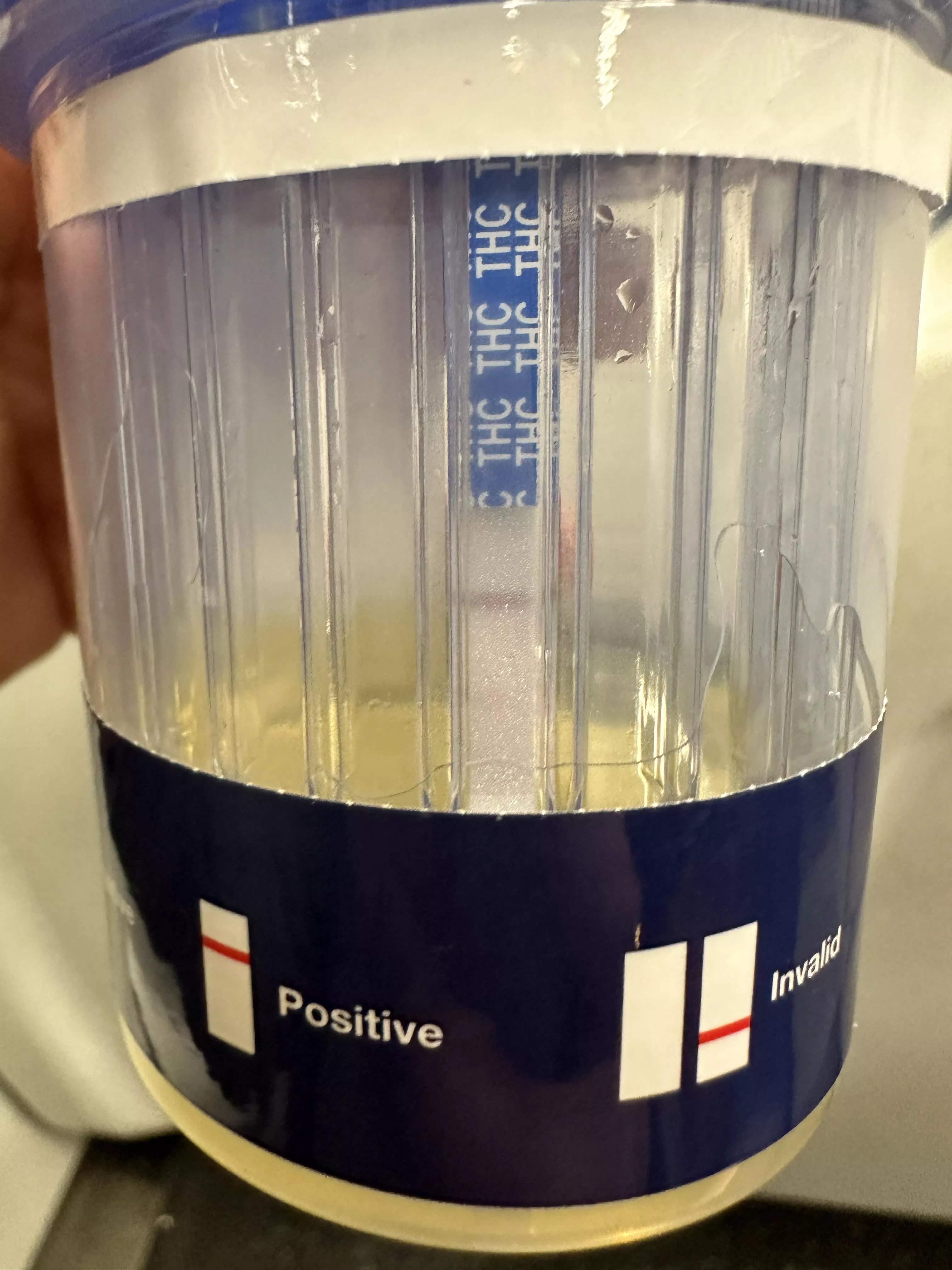 Does you see a second faint line indicating that this test is negative