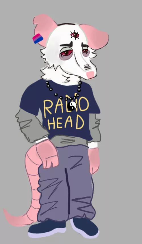 Drew my fursona :]