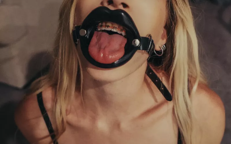 Gagged but still wide open