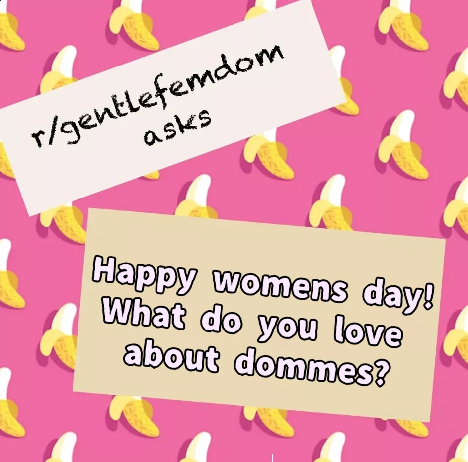 Here's the question of the week! Happy womens day!