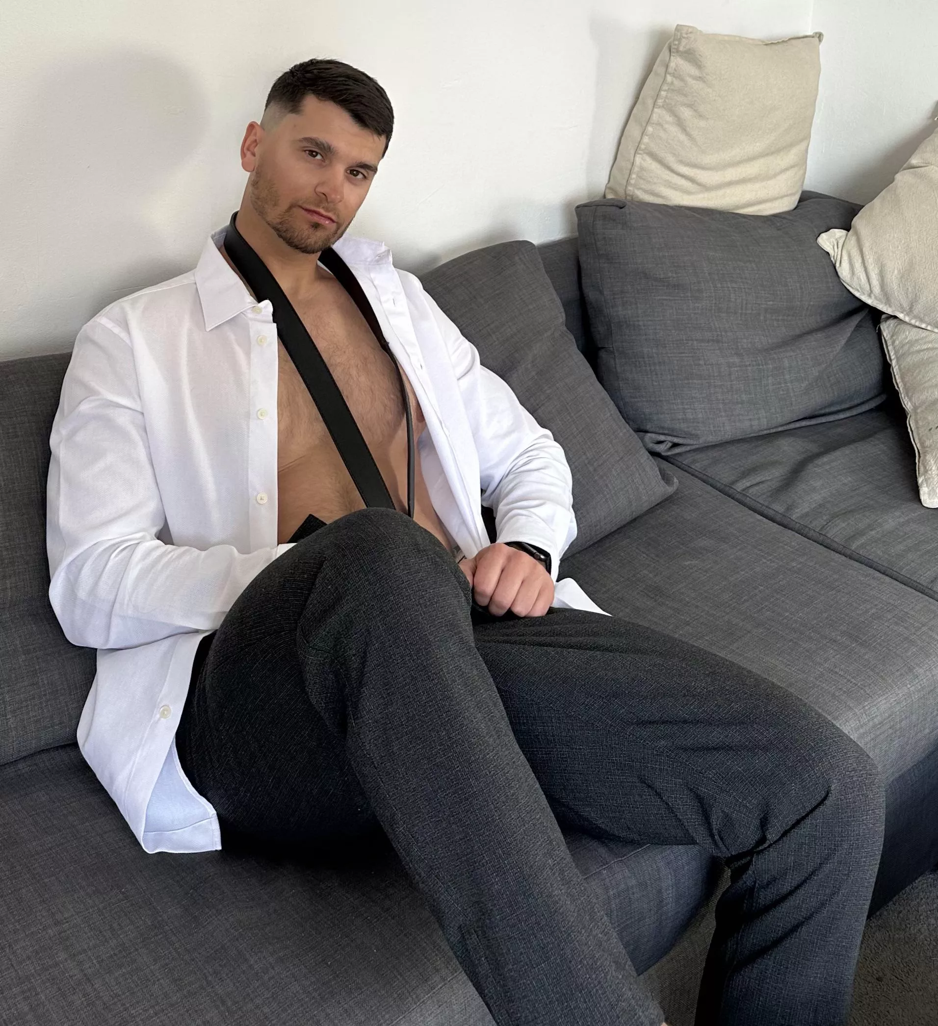 I have the belt ready