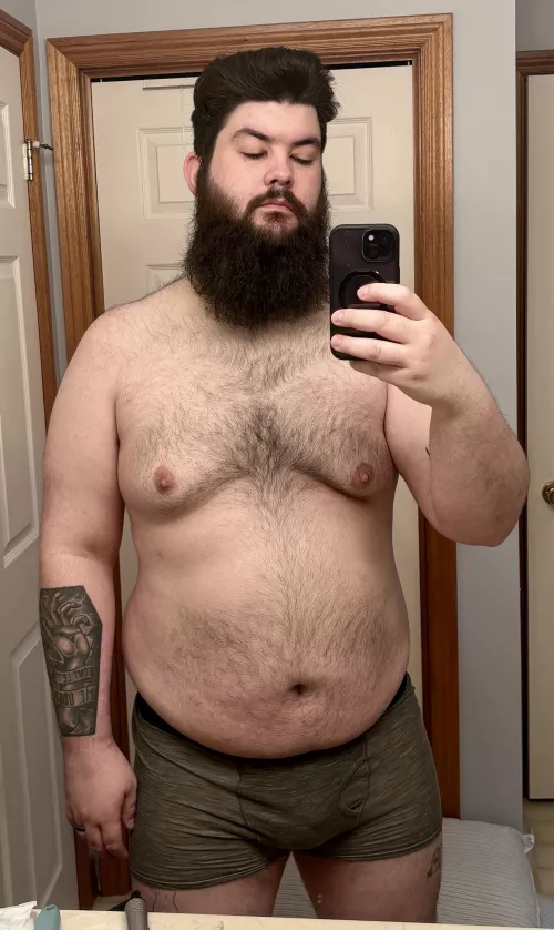 I like how packed my buldge looked this morning