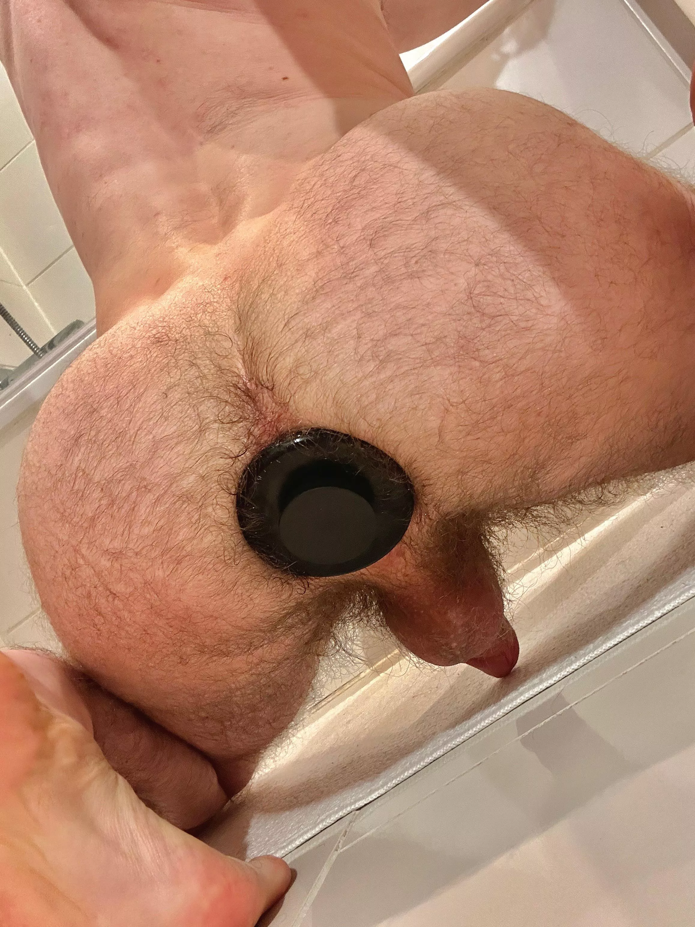 I think I look best from behind and when I’m stuffed with something huge