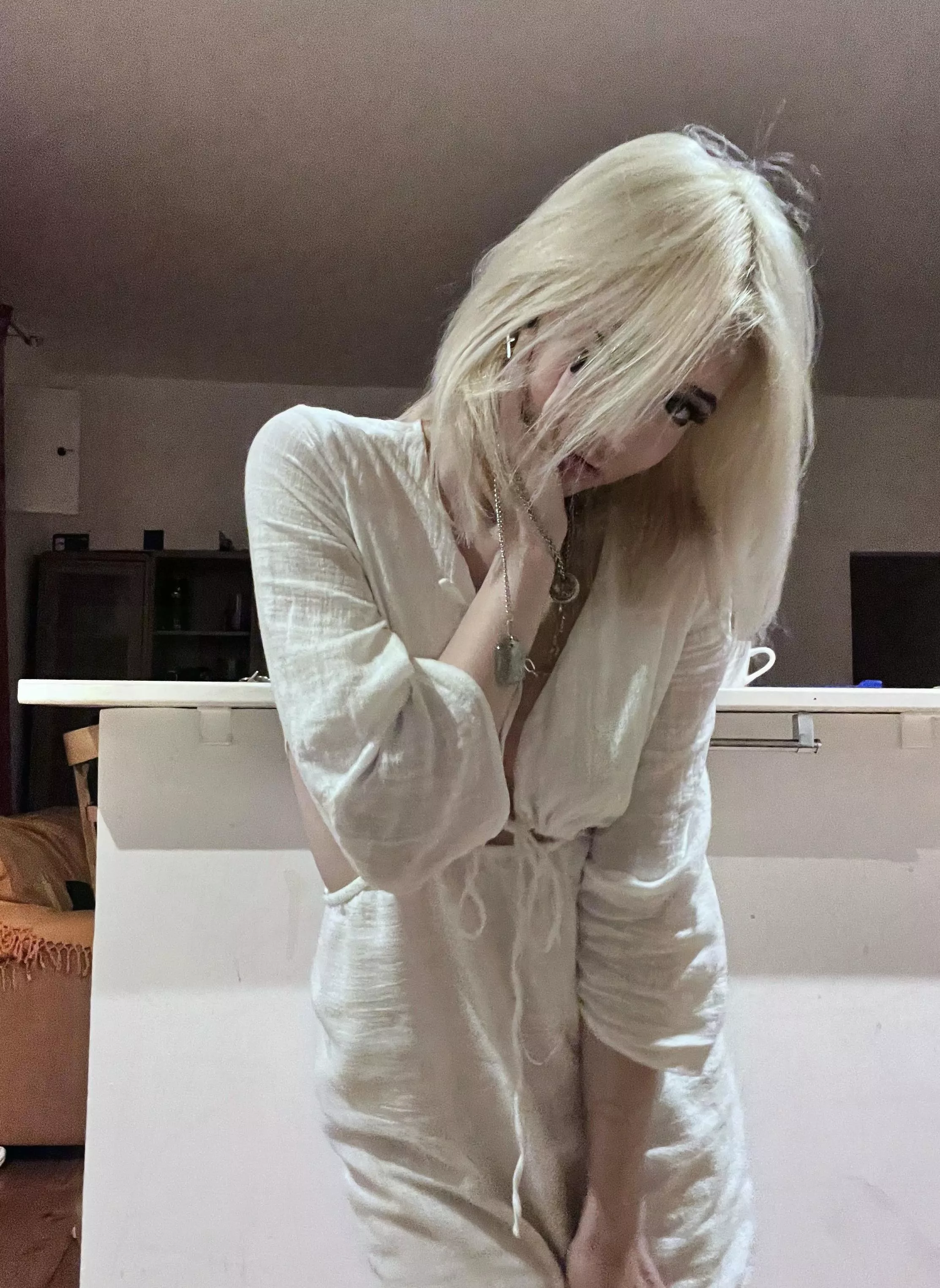 I'm a bad girl who deserves a good spanking from behind