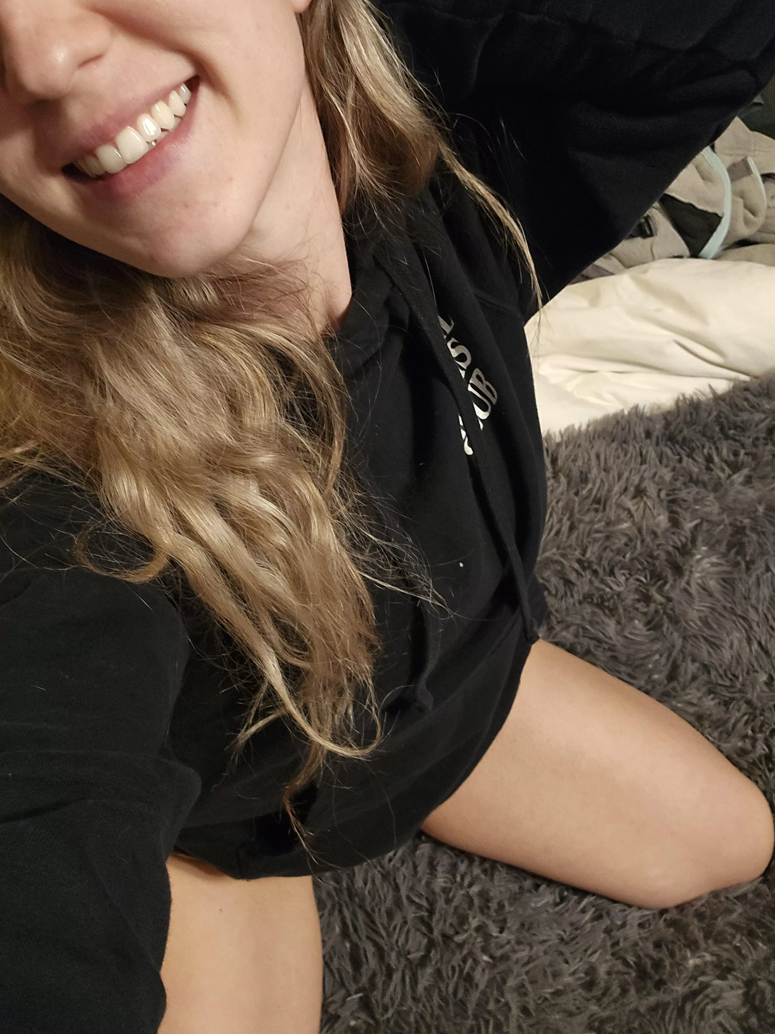 I'm naked under my hoodie 