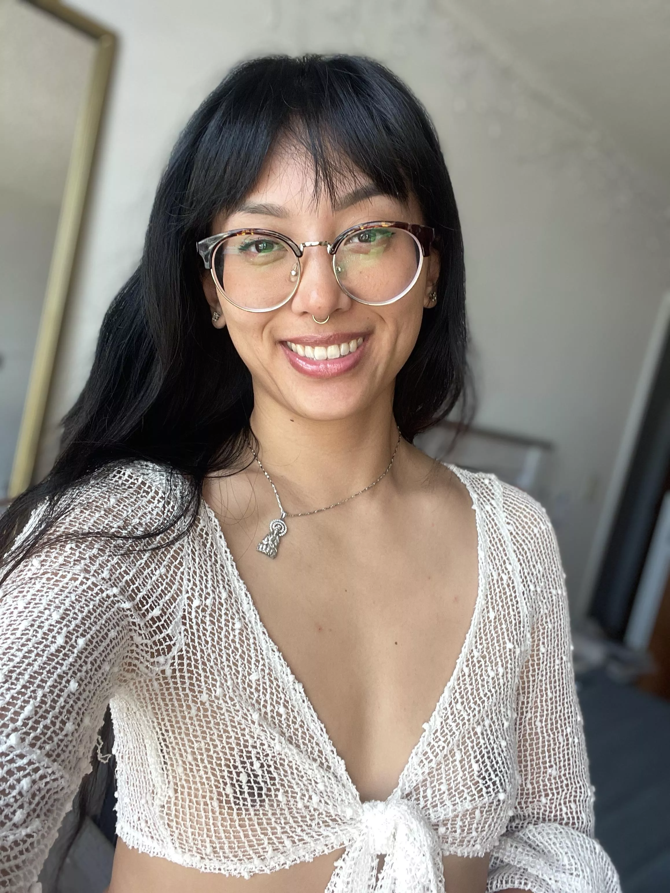 Letting the breeze make my nips happy