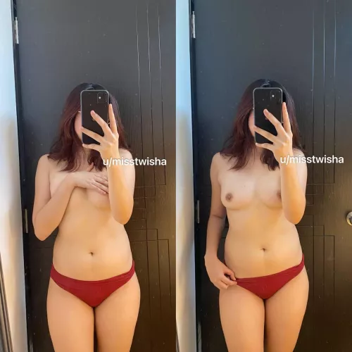 Looking hot in my late twenties with these red panties, don’t you think? 😉😚