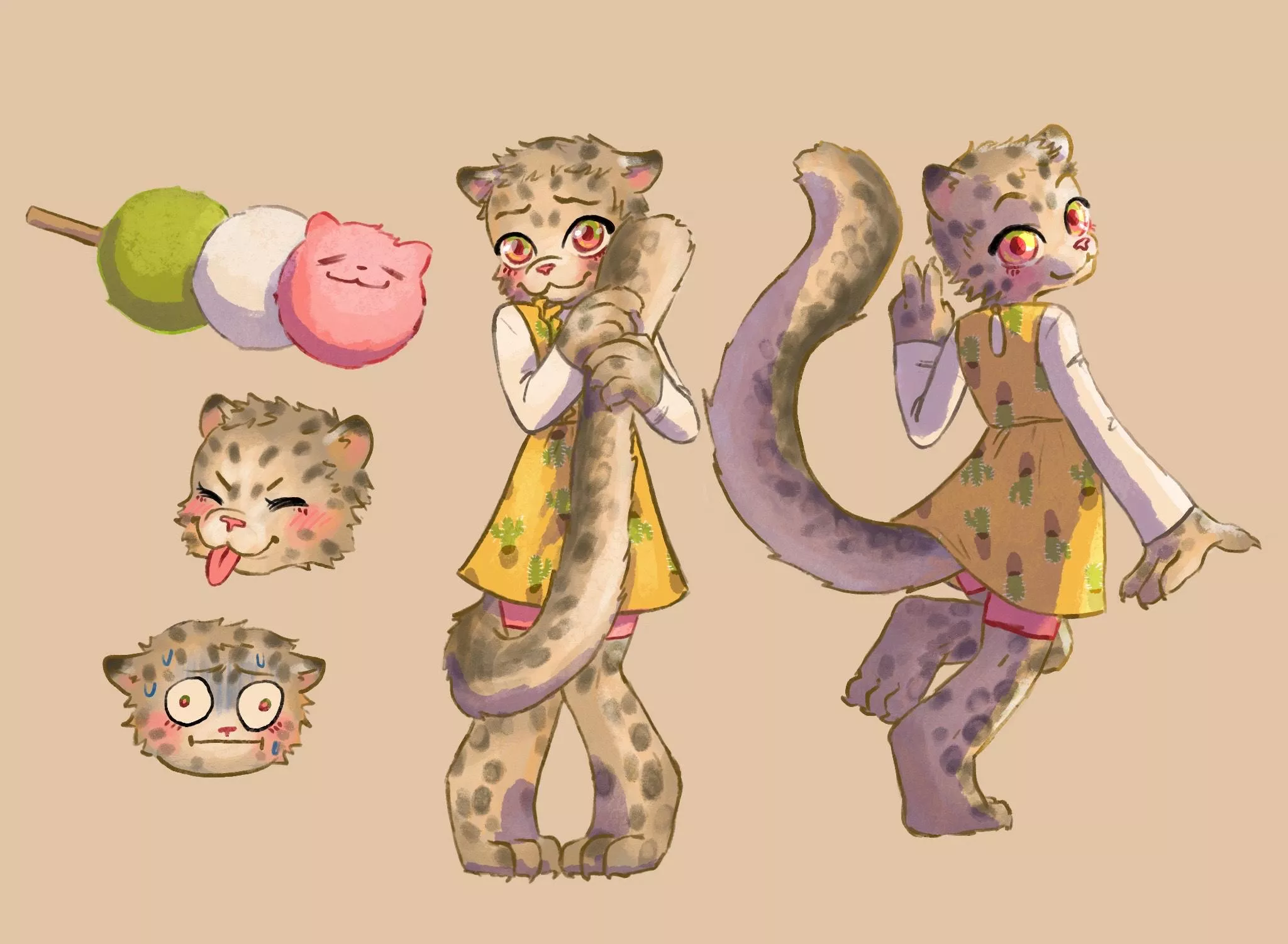 Meet my fursona! Art by me