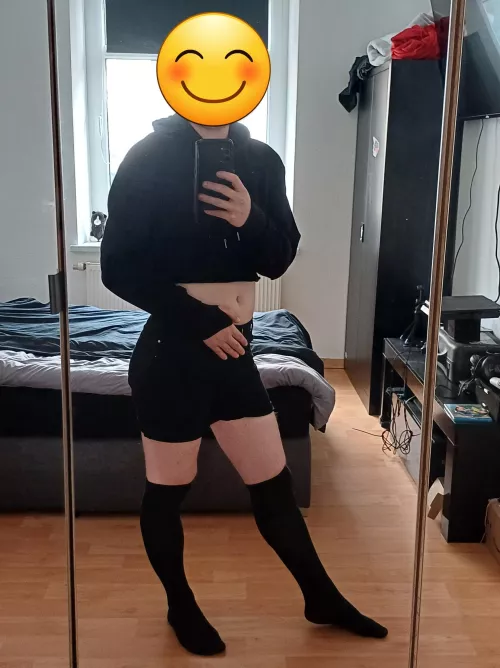 New outfit, still shy :3 