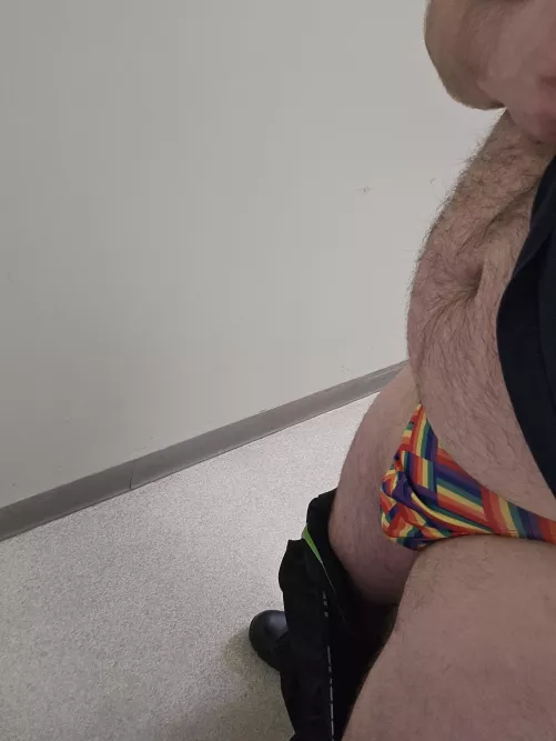 No one would ever suspect this is what I wear under my work uniform!