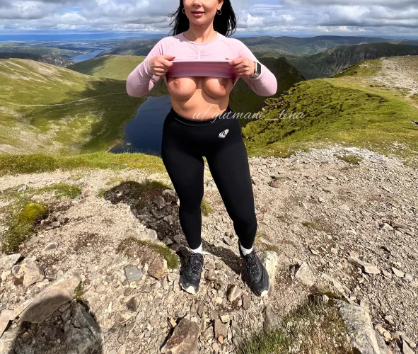 On top of the mountain 