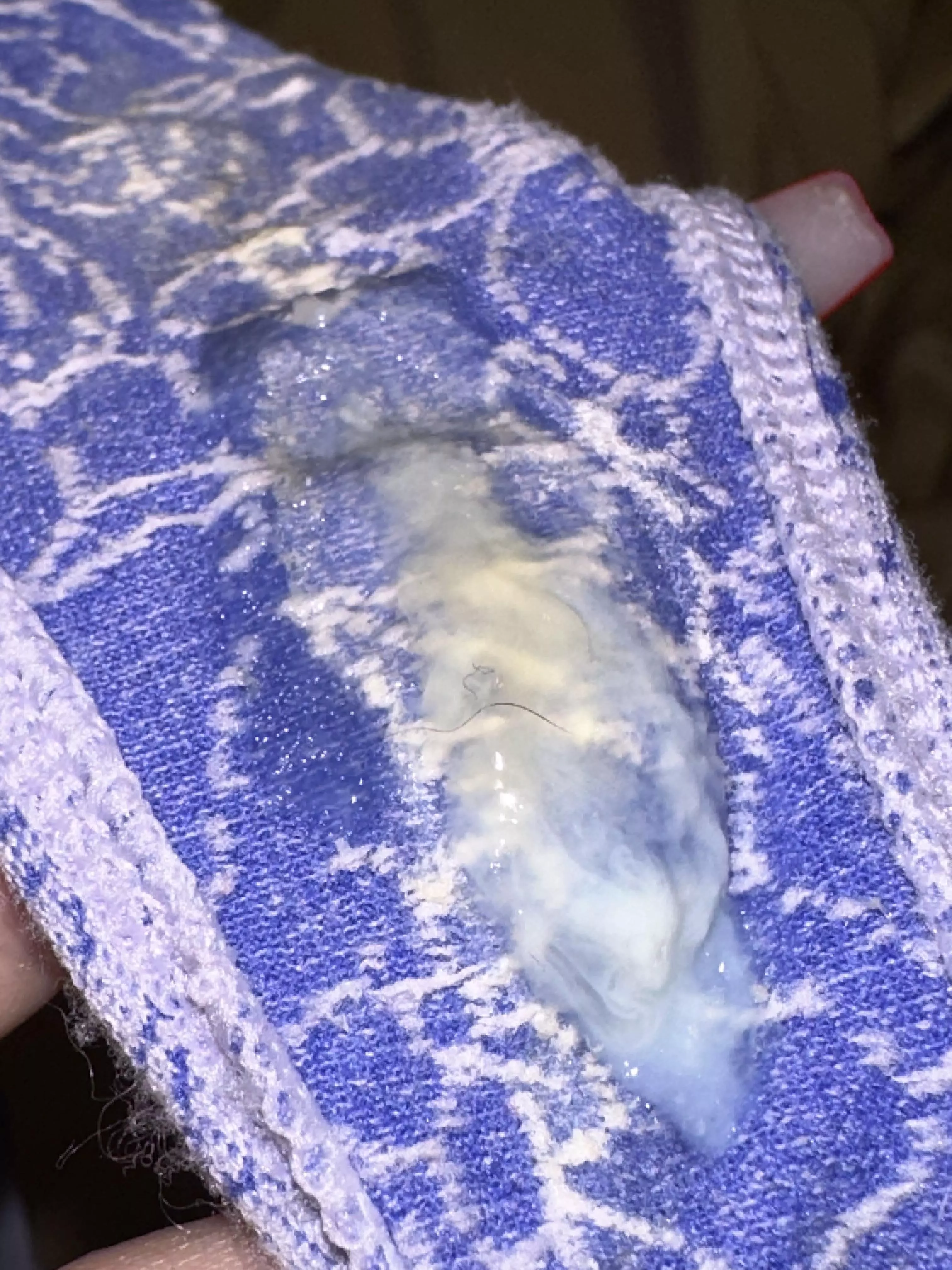 Ovulation has me soaking through my panties mid day 