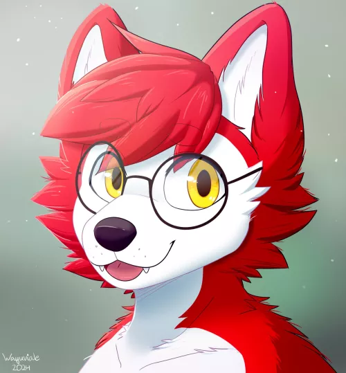 Shaded bust for @/Rey_Wolfo on twitter (art by me @wayuviale)
