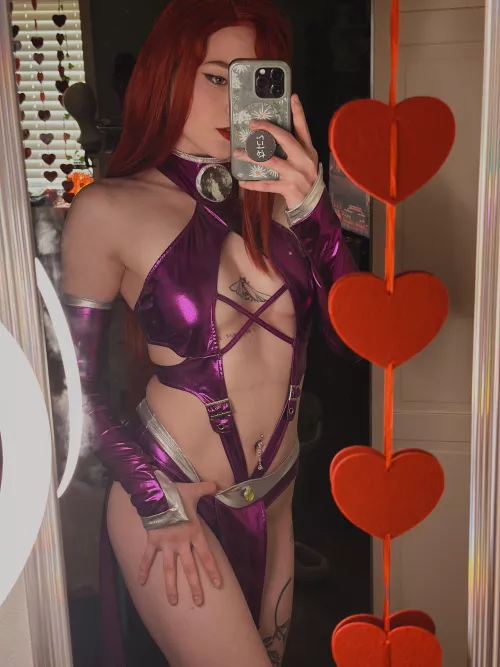 Starfire cosplay by me❤️