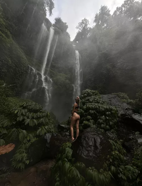 The two of us will be in the tropical forest