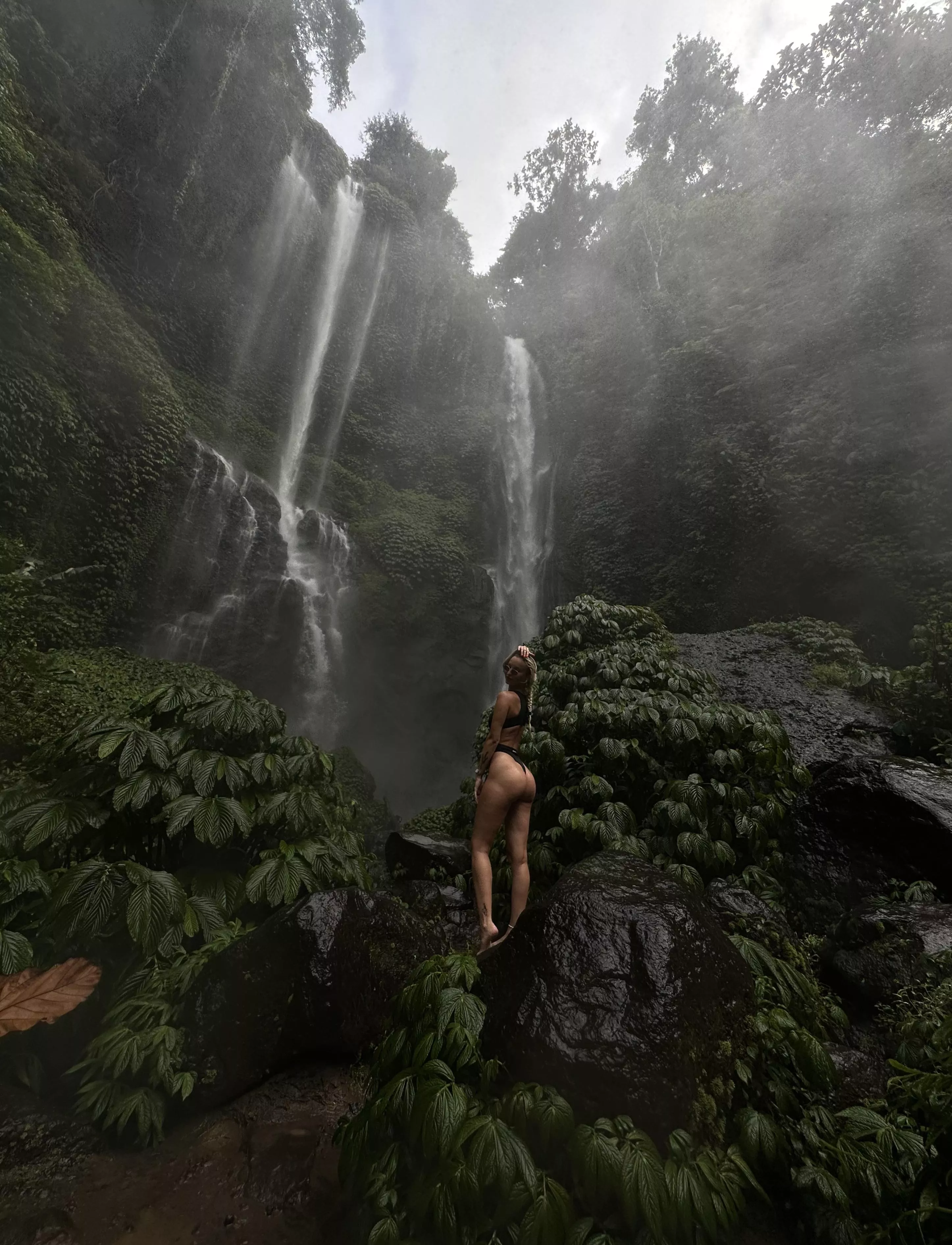 The two of us will be in the tropical forest