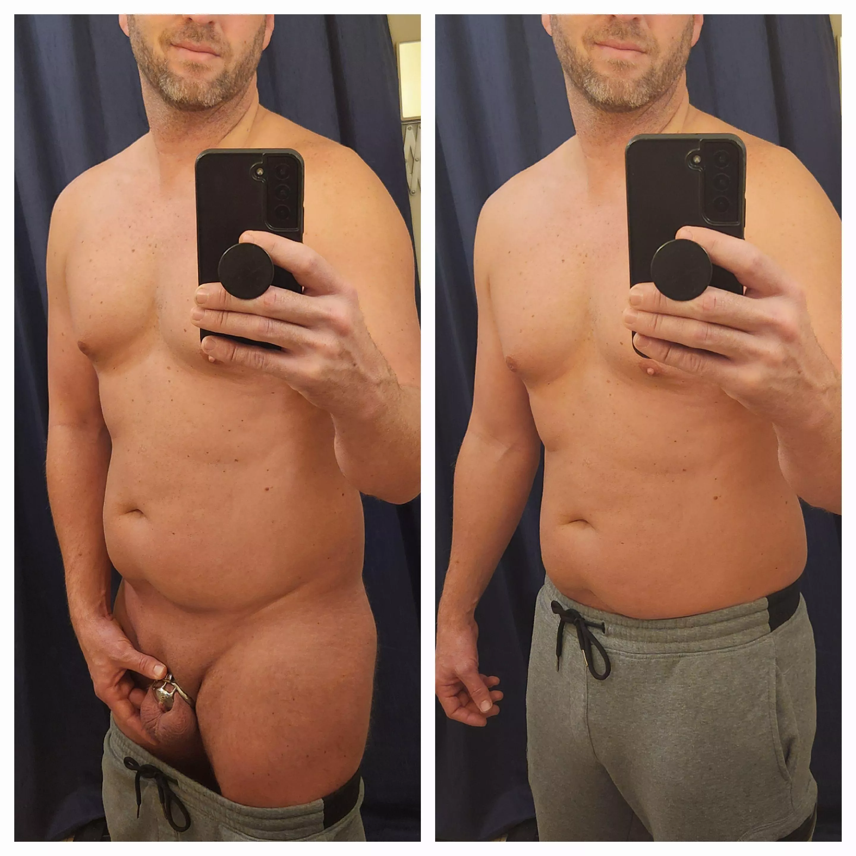 Wife says I'm the guy that ruins grey sweatpant season for all the other moms at the bus stop. 141 days locked