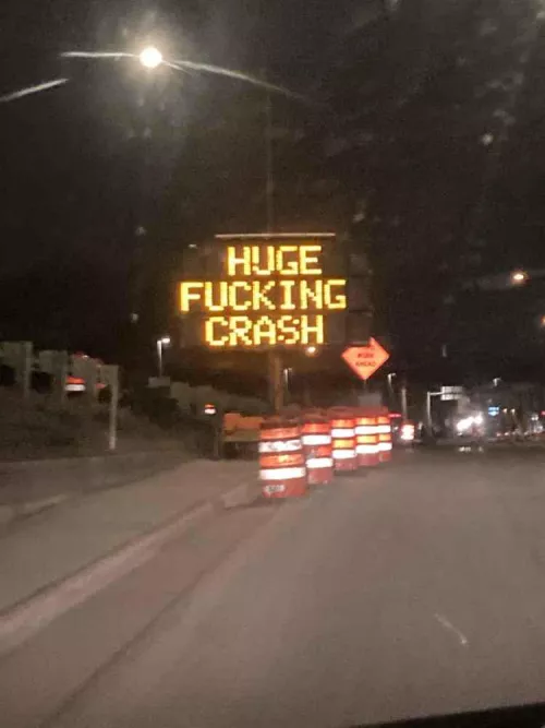 Wisconsin Traffic Signs Just Slap Harder