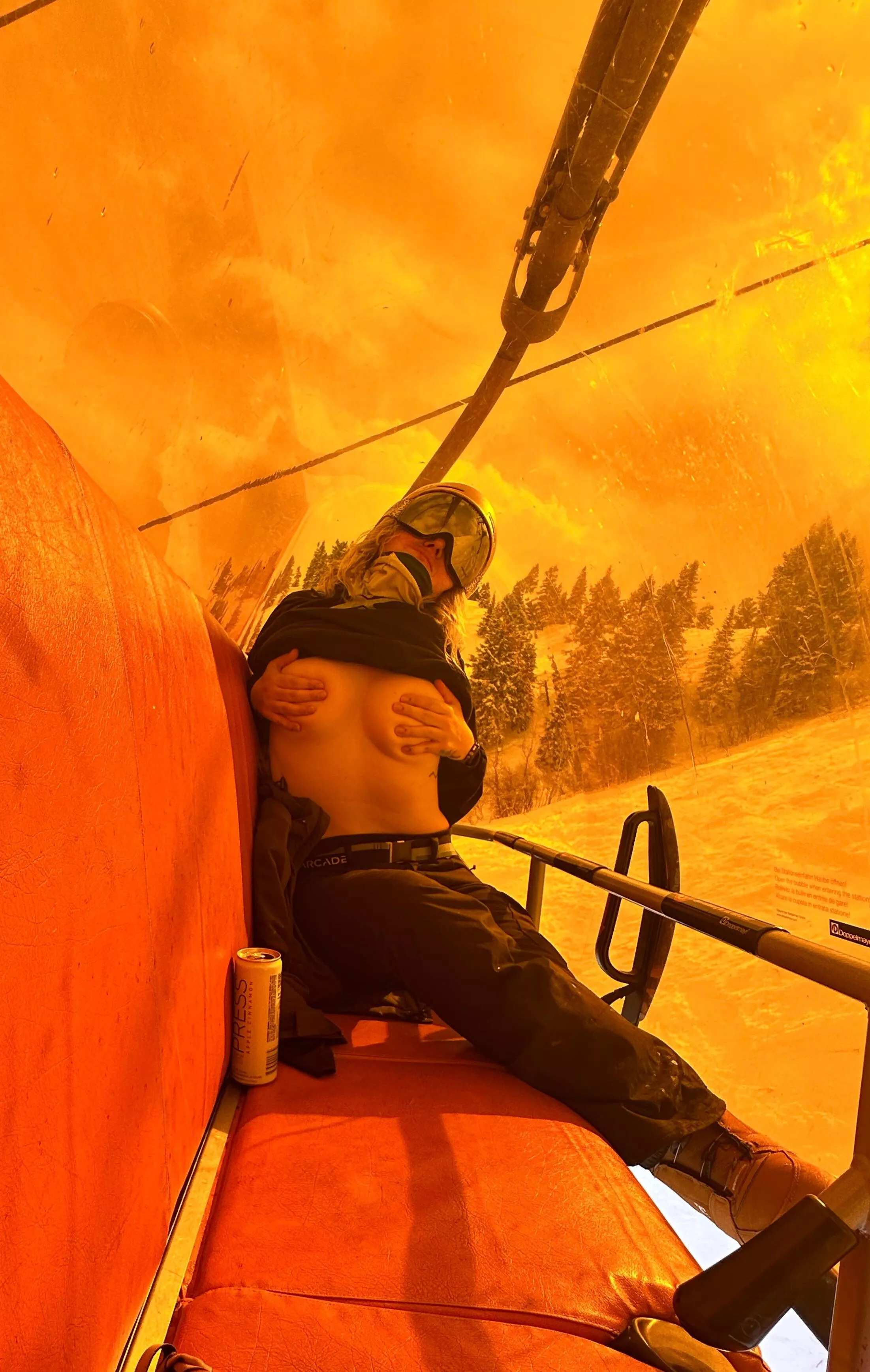 would you ride the chair lift with me?