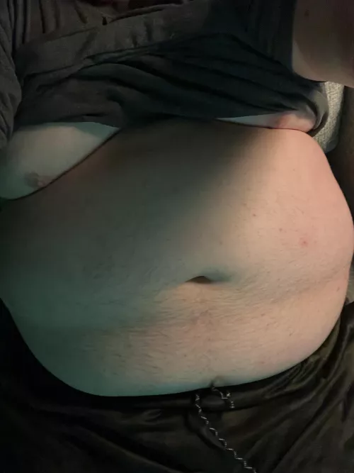 You like my huge belly?