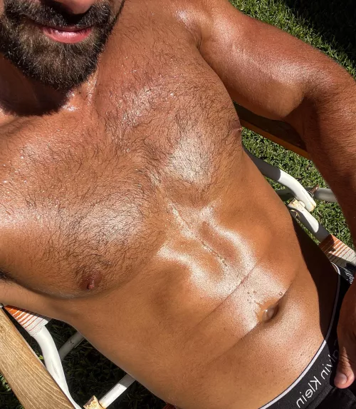 A little tan for the chest