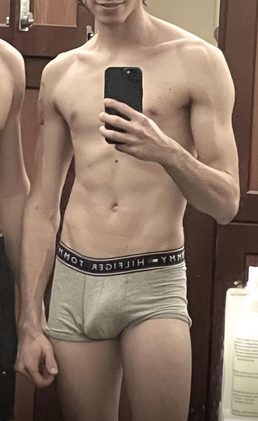 About to hit the showers