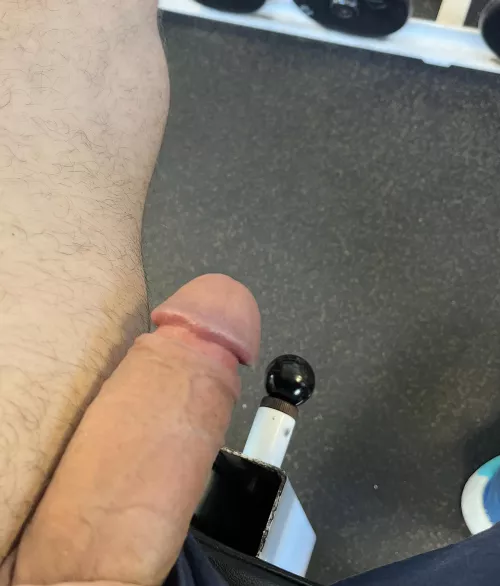 Accidents happen at the gym. Oops! Hope no one saw (M)