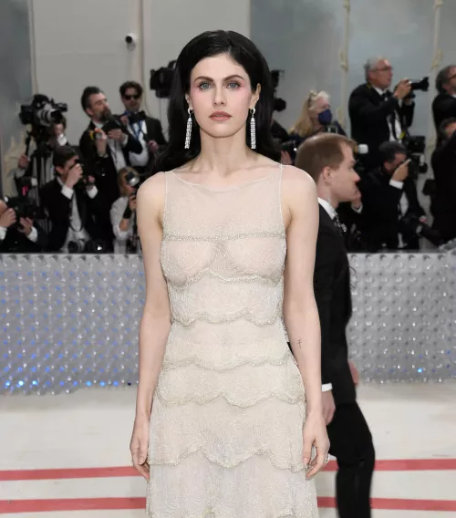 Alexandra Daddario at 2023 Met Gala