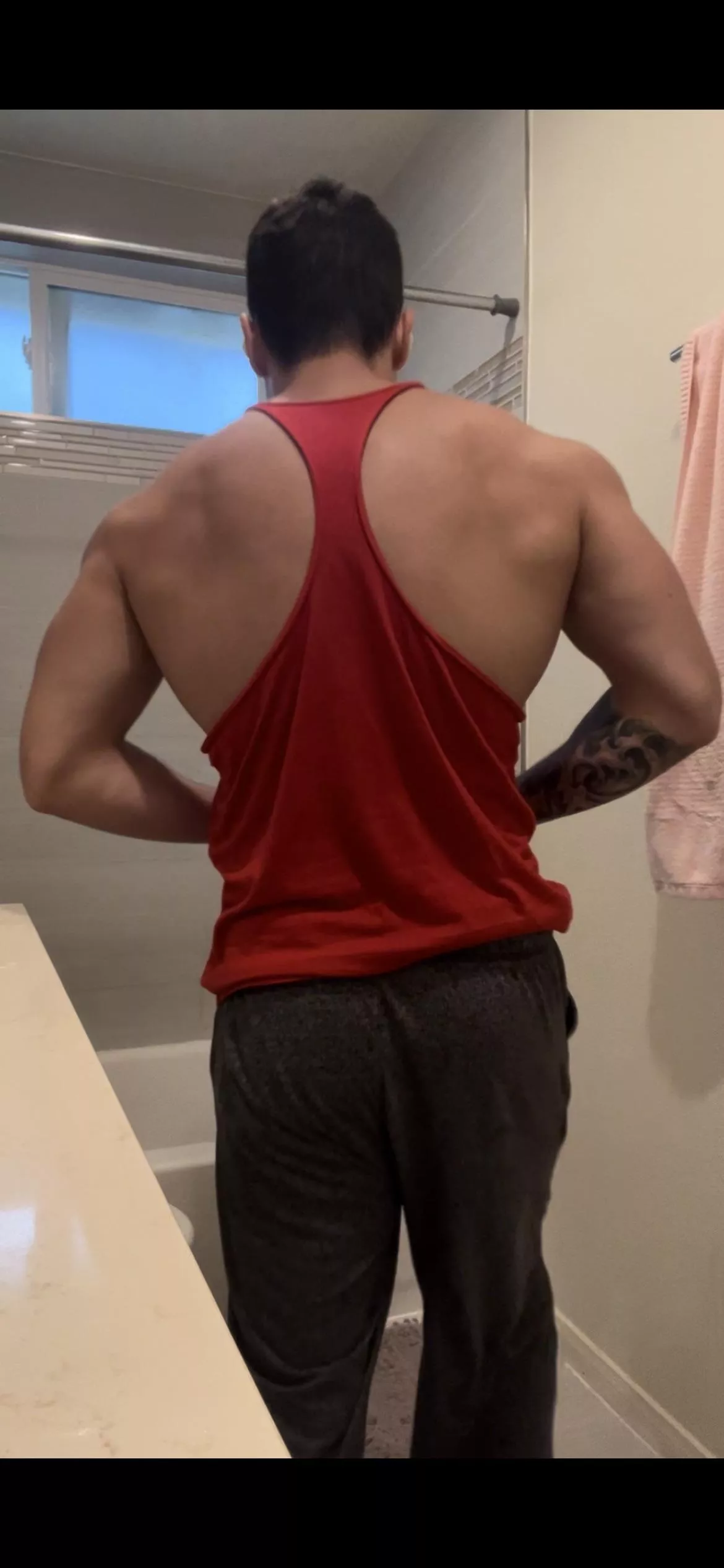 Even if you wanted, you aint getting past my massive muscular back 😈 My 8 incher gonna make the best of your tight virgin asshole 😈😈