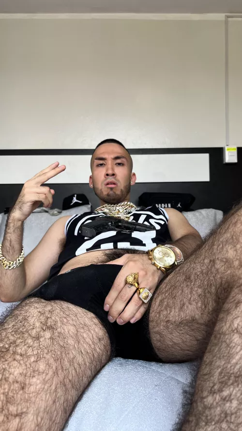 Gangster hairy boy