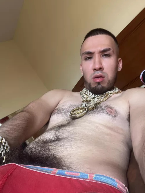 Gangster hairy chest 