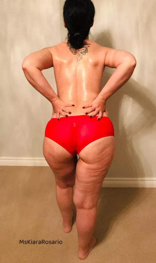 Got oiled up for this. 49.