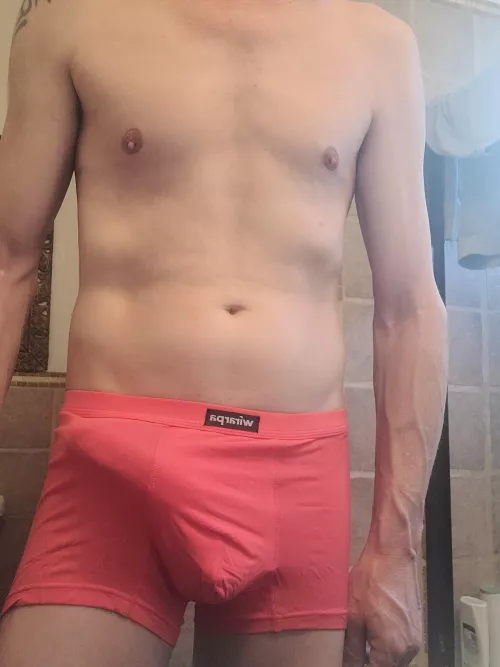 Had a Redditor ask to buy my underwear. So here we go 24 hours of getting hard in these for them. 
